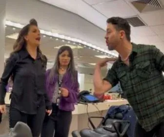 Rico Melquiades e Luiza Ambiel brigam nos bastidores do Hoje em Dia