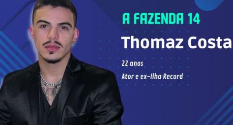 "A Fazenda 14": Thomaz Costa diz que acreditava em reatar namoro com a ex Larissa Manoela 