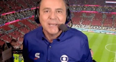 Luis Roberto tenta emplacar novo bordão nas transmissões da Copa do Mundo do Catar 