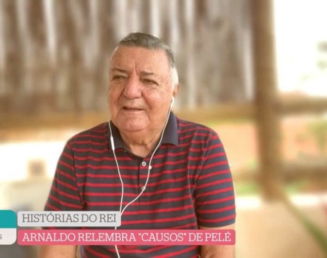 Arnaldo Cezar Coelho se emociona ao falar de Pelé no "É de Casa"