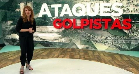 Audiências da Globo e da Band sobem com cobertura dos atos terroristas em Brasília