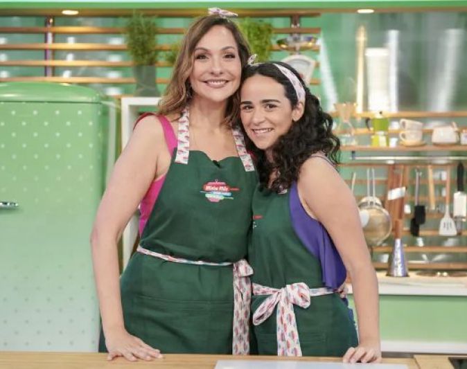 Maria Beltrão, Arthur Zanetti e Camilla de Lucas no "Minha Mãe Cozinha Melhor Que a Sua"