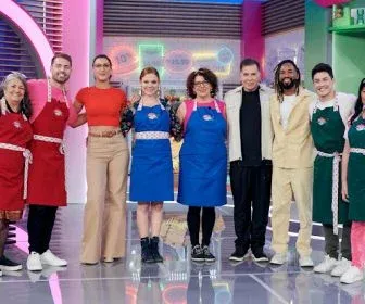Maria Eduarda, Arthur Nory e Matheus Costa no "Minha Mãe Cozinha Melhor Que a Sua"