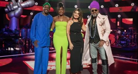 Brown, IZA, Mumuzinho e Fátima Bernardes comemoram a oitava temporada do "The Voice Kids"