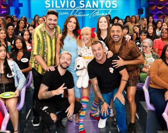 Nina volta ao “Programa Silvio Santos”, agora como convidada do “Jogo dos Pontinhos”