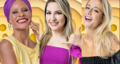Aline Wirley, Amanda e Bruna Griphao estão na final do Big Brother Brasil 23
