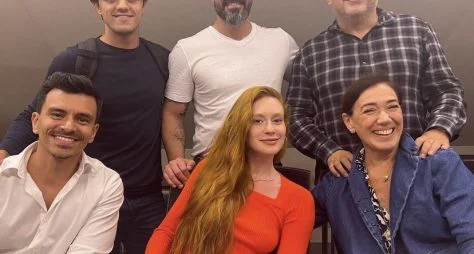 Protagonistas de "Fuzuê" se reúnem no Estúdios Globo