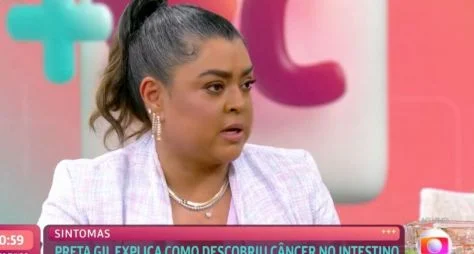 Preta Gil abreu coração no "Mais Você" e fala sobre tratamento de câncer e separação