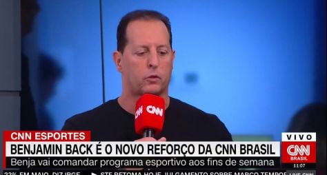 Benjamin Back é o novo nome do esporte da CNN Brasil