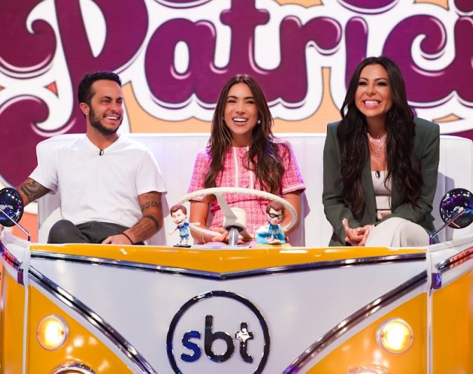 “Programa Silvio Santos” recebe Thammy Miranda e Andressa no “Perua da Patricia”