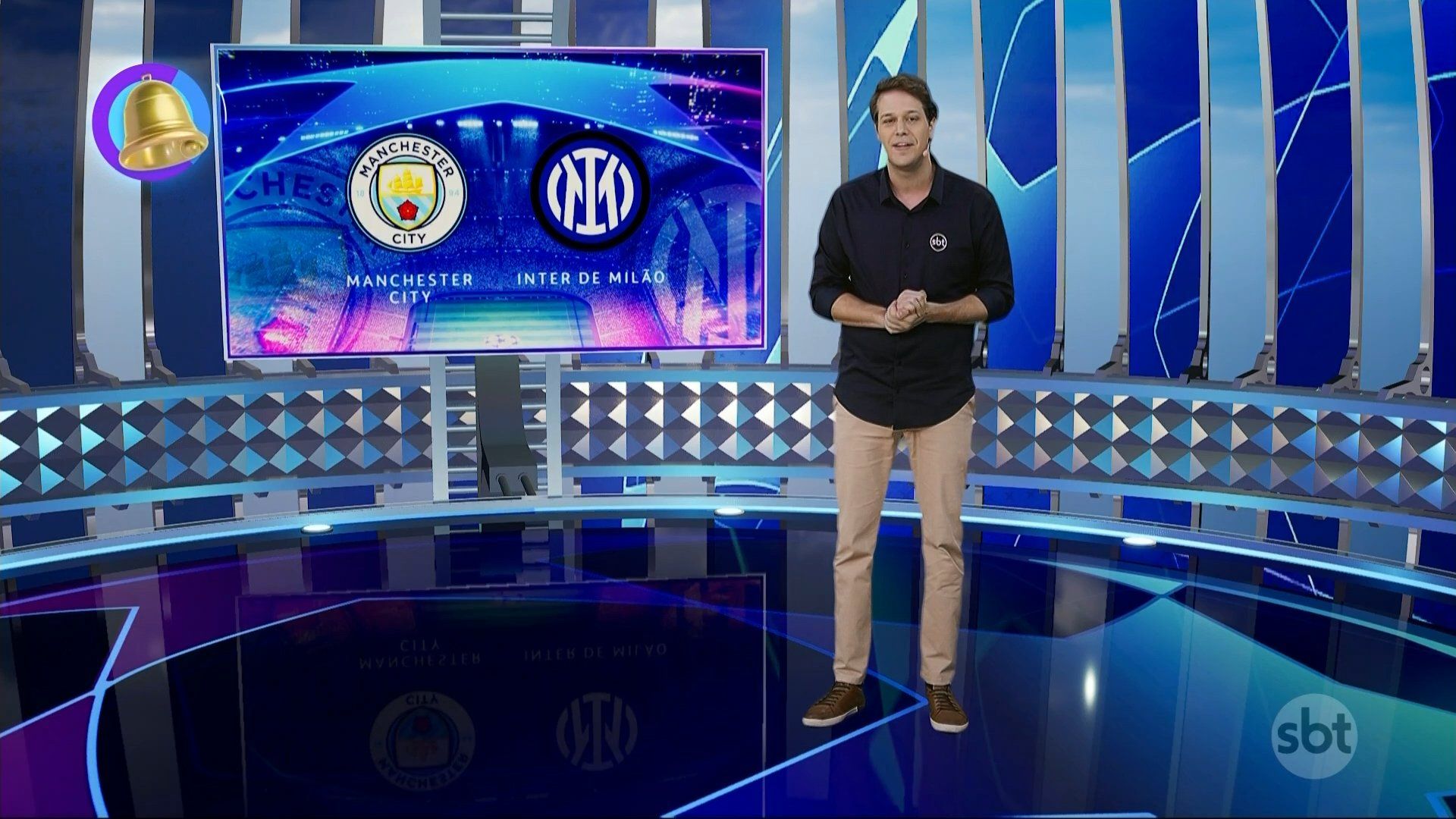 SBT transmite final da Champions League entre Manchester City e Inter de  Milão - SBT