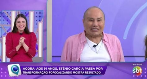 "Caguei", dispara Stênio Garcia para críticas após resultado de harmonização facial