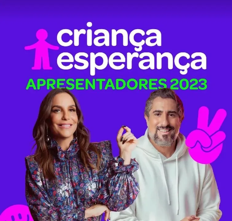 "Criança Esperança 2023" será apresentado por Ivete Sangalo e Marcos Mion
