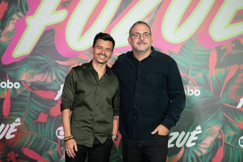 Gustavo Reiz e Fabrício Mamberti. Foto: TV Globo/Isabella Pinheiro