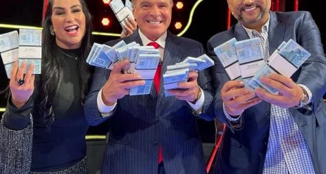 Marcelo de Carvalho recebe Geraldo Luís e Fabíola Gadelha na estreia do "Mega Senha Power"