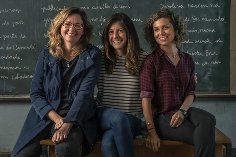 Julia Spadaccini, Joana Jabace e Carla Faour. Foto: Mauricio Fidalgo/Globo