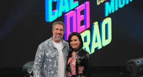 Demi Lovato conversa com exclusividade com Marcos Mion e faz surpresa para fãs no 