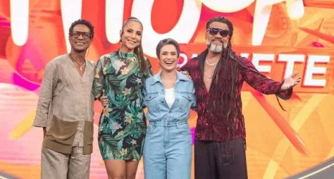 Sandra Annenberg, Luís Miranda e Carlinhos Brown participam do "Pipoca da Ivete"