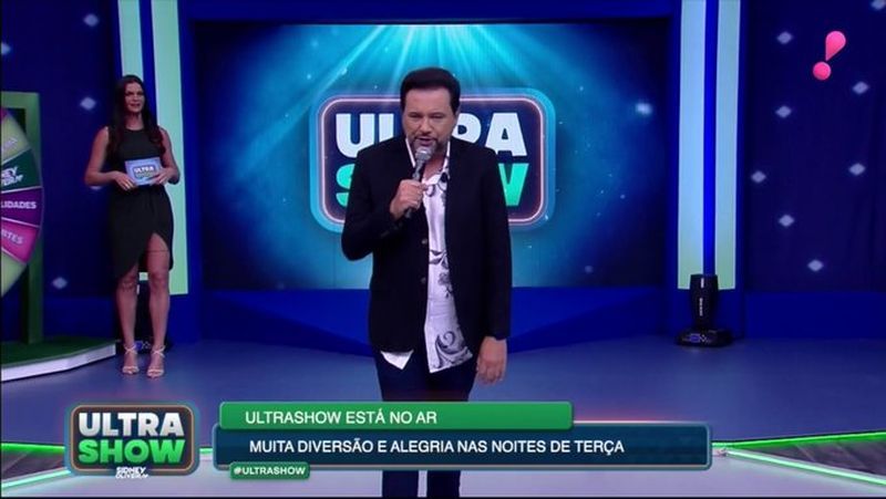 Geraldo Luís em sua estreia. Foto: Reprodução/RedeTV