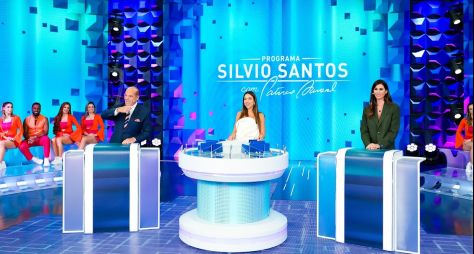 No Programa Silvio Santos, Patricia Abravanel recebe Marcelo de Carvalho e Chris Pitanguy no “Jogo das 3 Pistas”