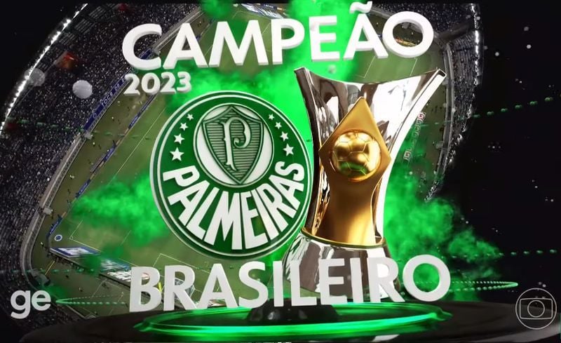 Título do Palmeiras. Foto: Reprodução/TV Globo
