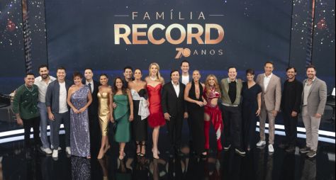 RECORD: Família Record ganha edição especial em comemoração os 70 anos da emissora