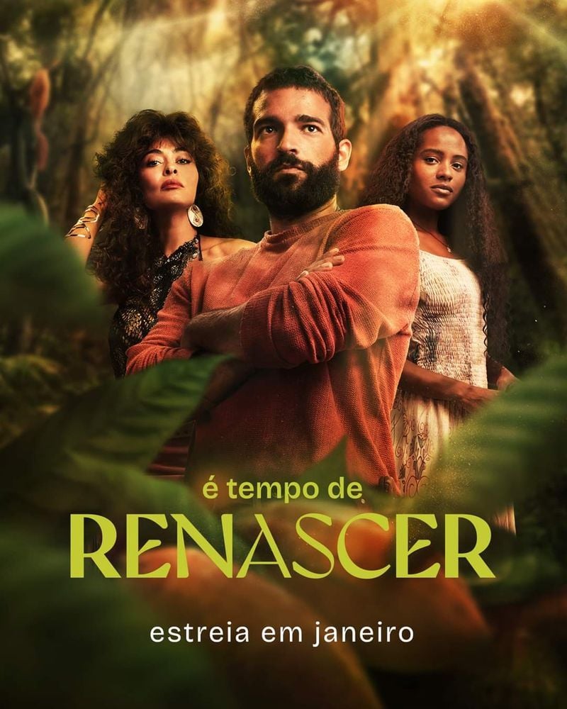A peça publicitária de RENASCER, a novela que substituirá "Terra e Paixão" - Bastidores - O Planeta TV