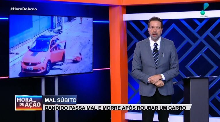 Jorge Lordello no Hora de Ação. Foto: Reprodução, RedeTV!