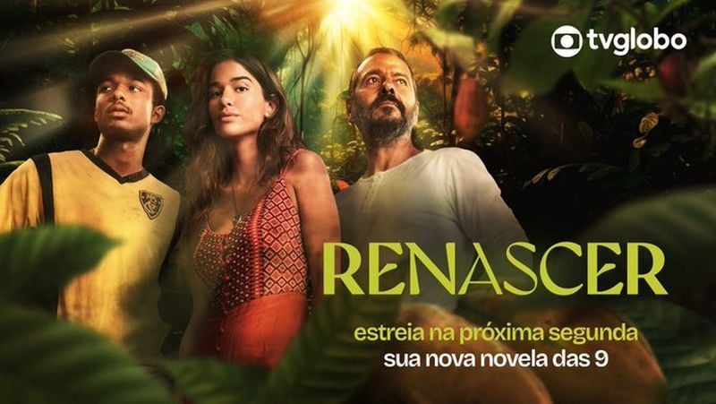 Poster de Renascer. Foto: Divulgação/TV Globo