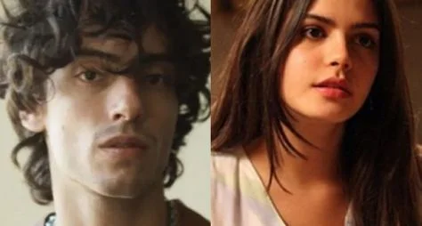 Jaffar Bambirra e Julia Dalavia gravam cenas de "Dias Perfeitos"