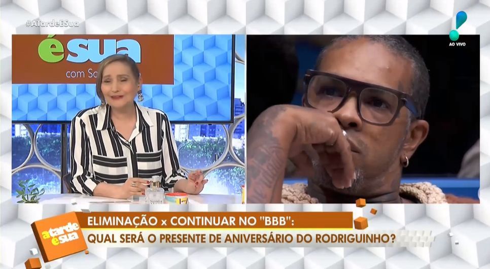 Sônia Abrão no A Tarde é Sua. Foto: Reprodução/RedeTV!