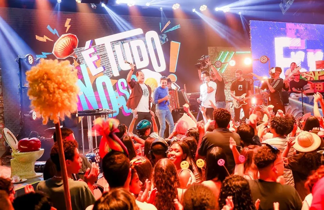Muita bagunça, música e bom-humor no “É Tudo Nosso!”