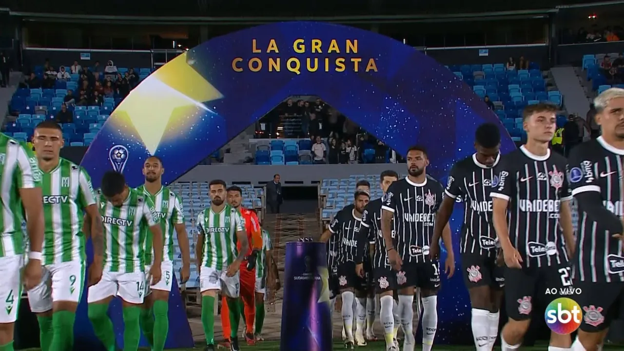 Estreia do Corinthians na Conmebol Sul-Americana eleva a audiência do SBT em 150%