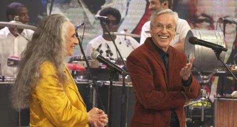 Maria Bethânia e Caetano Veloso celebram a irmandade em especial no "Caldeirão com Mion"