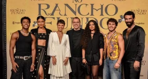 Evento de lançamento reúne elenco de "No Rancho Fundo" nos Estúdios Globo