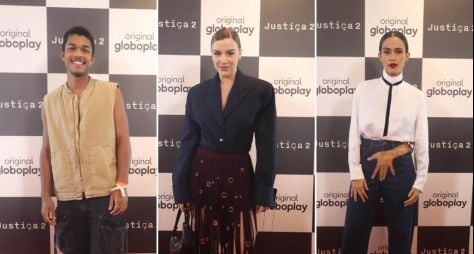 Elenco e criadores de "Justiça 2" se reúnem para pré-estreia da série Original Globoplay