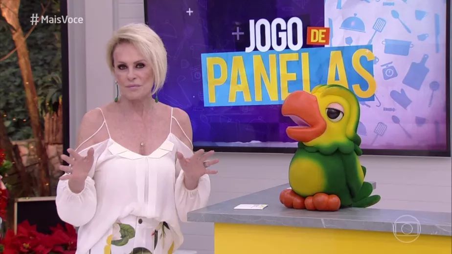 Ana Maria Braga e Louro Mané. Foto: TV Globo