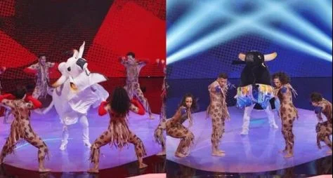 Boi Caprichoso e Boi Garantido se apresentam no "Caldeirão com Mion"