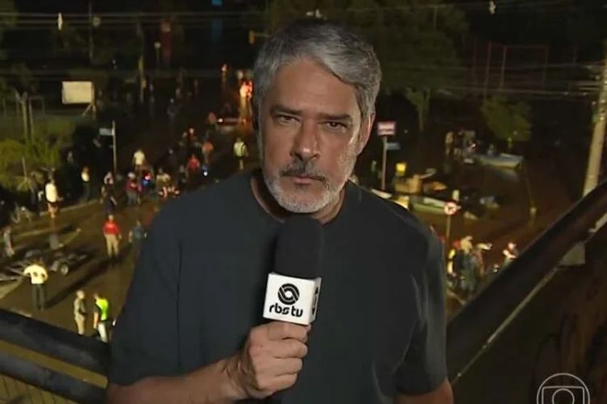 William Bonner. Foto: TV Globo/Jornal Nacional