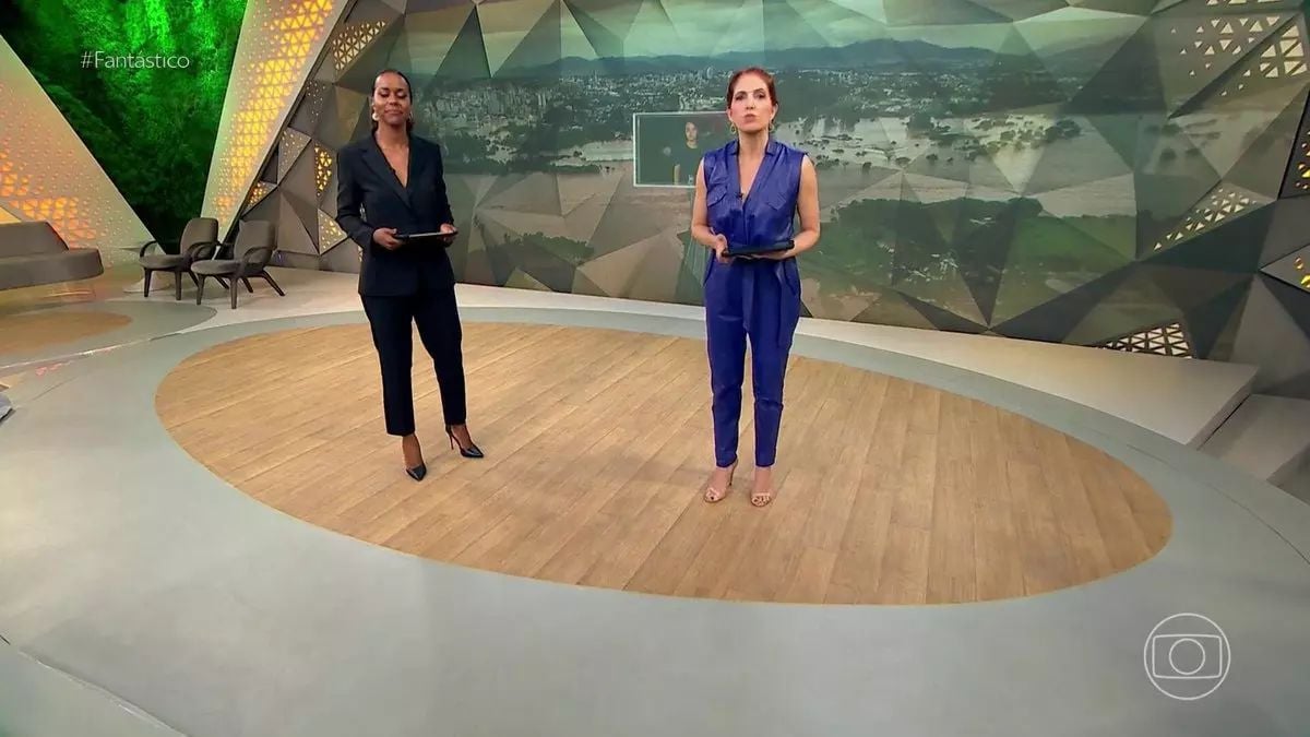Maju Coutinho e Poliana Abritta. Foto: Reprodução/TV Globo