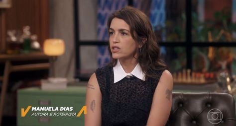 Pedro Bial dá pistas sobre regravação de "Vale Tudo" durante entrevista com Manuela Dias