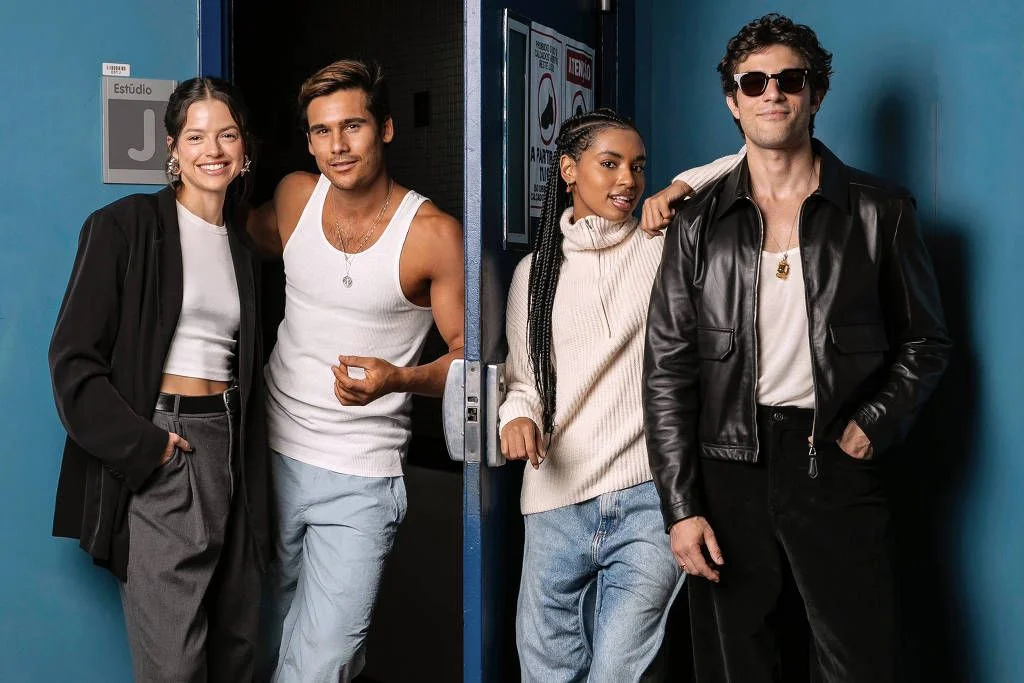 Agatha, Nicolas, Gabz e Chay. Foto: TV Globo