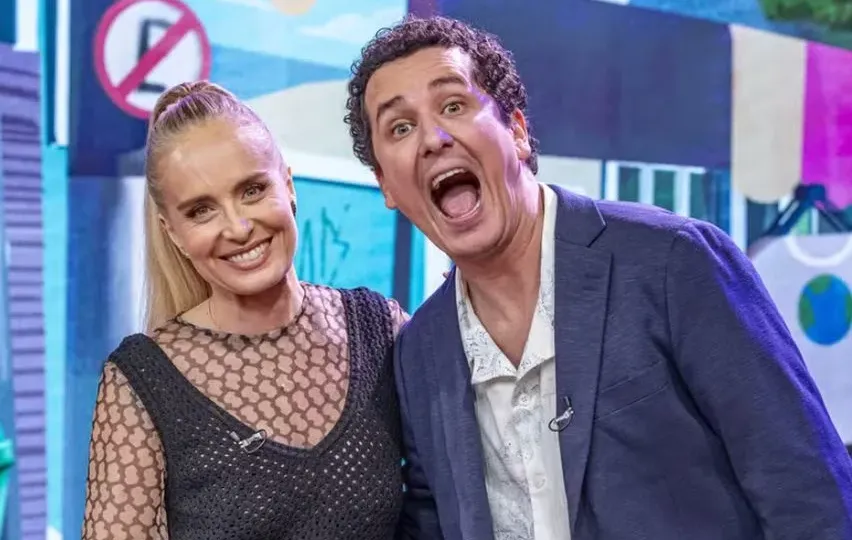 Angélica grava episódio da segunda temporada do “Portugal Show”