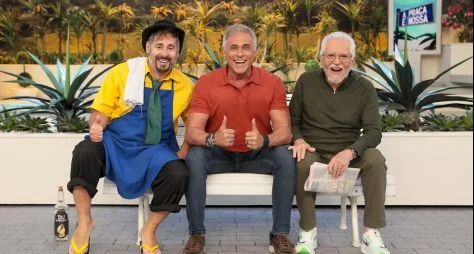 Oscar Magrini e Zé Américo estarão no “A Praça é Nossa” desta quinta-feira em participações especiais