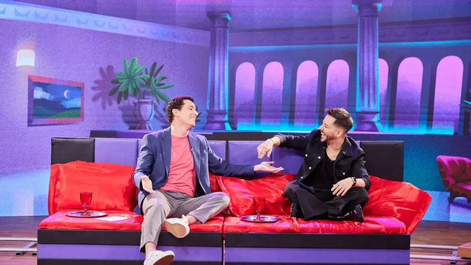 Junior Lima e Angélica são os convidados de estreia da segunda temporada de “Portugal Show” no Multishow