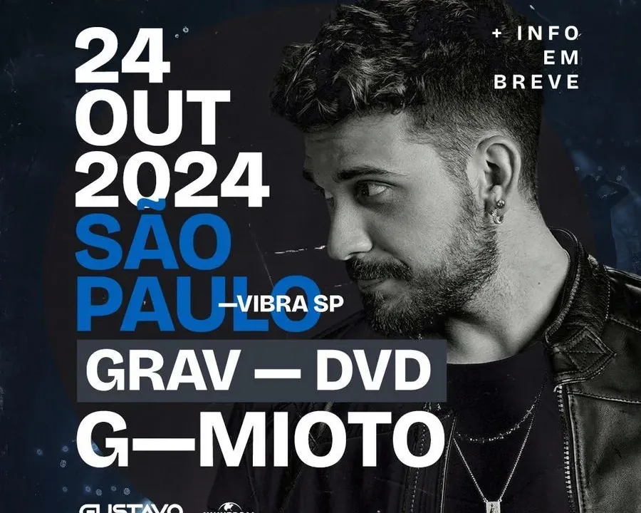 Com participações secretas, Gustavo Mioto anuncia gravação de DVD em São Paulo