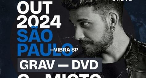 Com participações secretas, Gustavo Mioto anuncia gravação de DVD em São Paulo