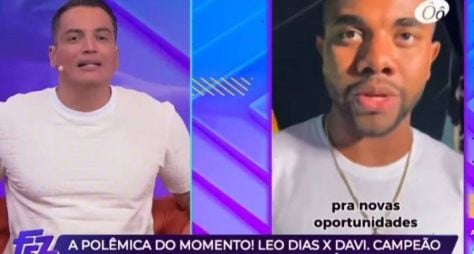 Davi Brito x Léo Dias: "Vai estudar, cara, a tua parada não é ser influencer", dispara o jornalista
