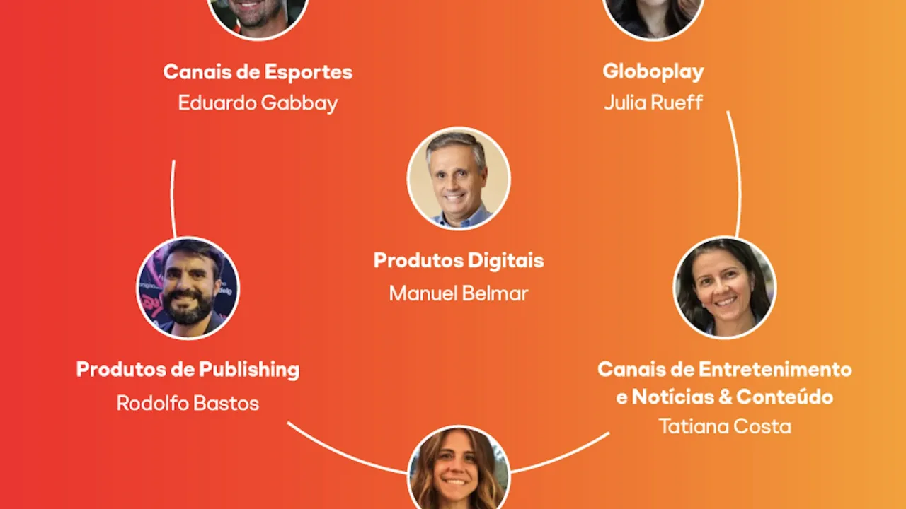 Grupo Globo apresenta nova estrutura da sua diretoria de Produtos Digitais e Canais Pagos