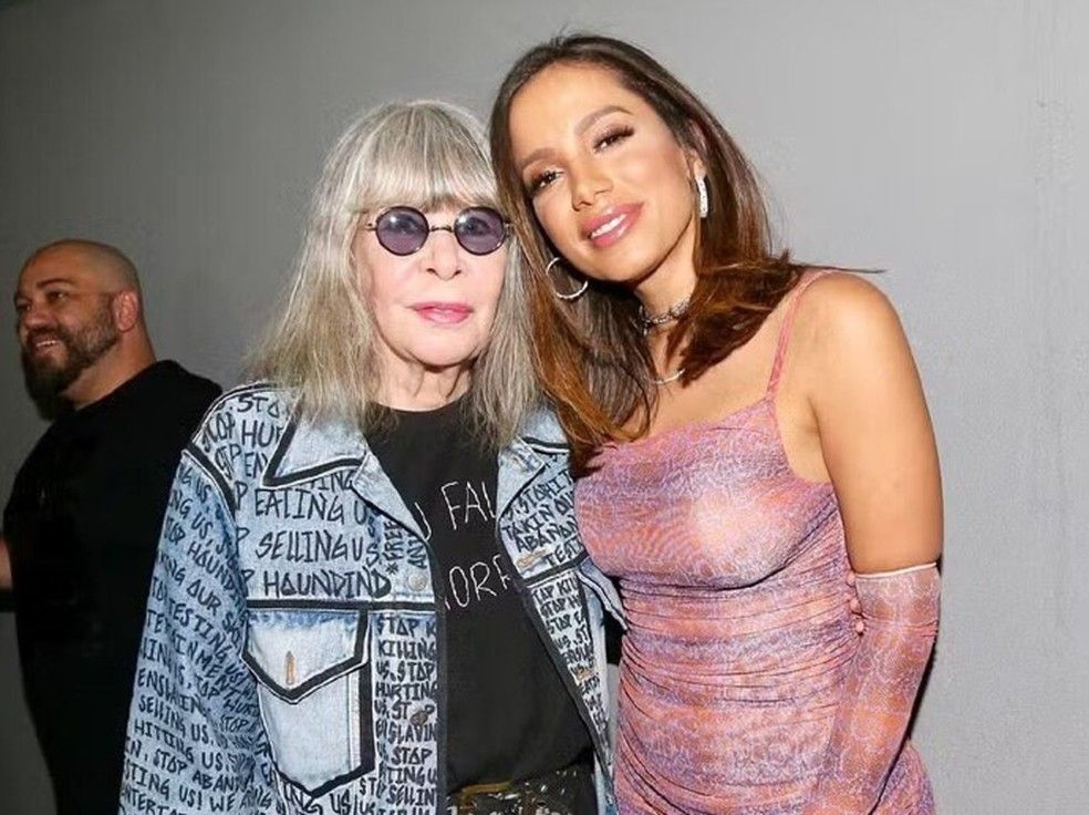 Rita Lee e Anitta. Foto: Reprodução/Instagram